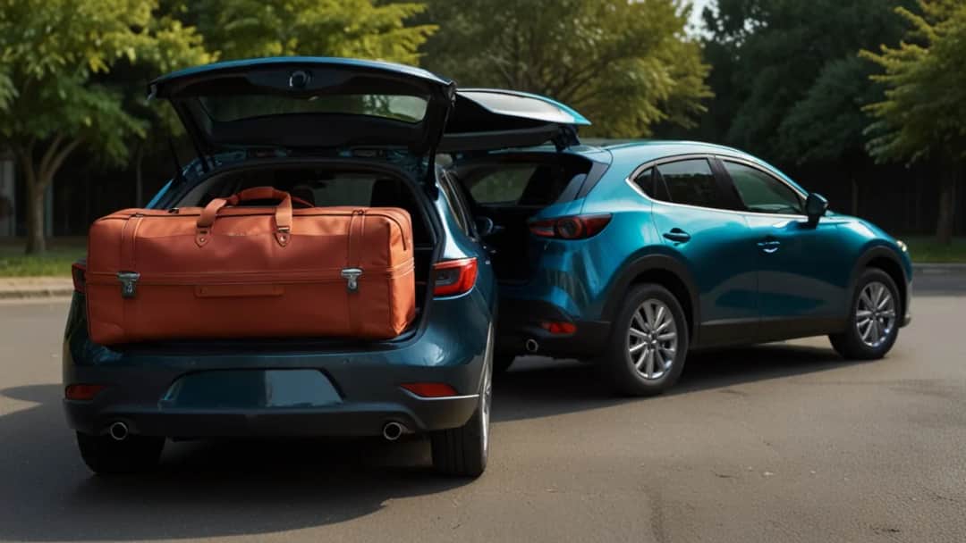 Który model Mazdy ma najbardziej pojemny bagażnik? 3 vs 6 vs CX-30