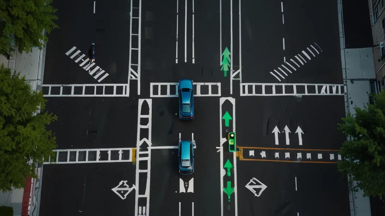 Jak bezpiecznie skręcić w lewo na skrzyżowaniu kolizyjnym? Rady